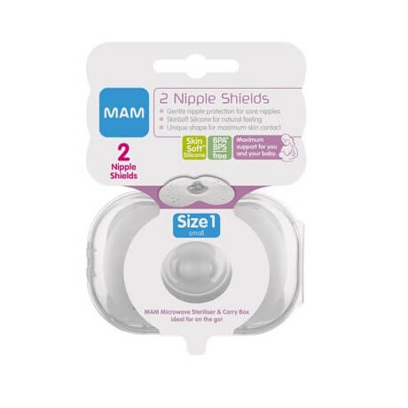 Mam nipple shields strl 1